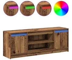 TV staliukas TV vienetai Ruda 139,5 x 34 x 50 cm Apdirbta mediena