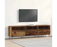 TV staliukas Televizoriaus spintelė Sena mediena 150 x 30 x 44,5 cm