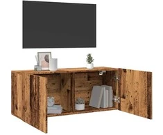 TV staliukas televizoriaus spintelė Sieninė Old Wood 100x30x41 cm