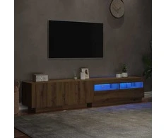 TV staliukas televizoriaus spintelė su LED lemputėmis Artisan ąžuolas