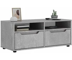 TV staliukas televizoriaus spintelė VISNES Betoninė pilka 100x40x38 cm