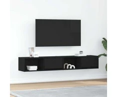 TV staliukas Televizoriaus spintelės, 2vnt., 80x31x25,5 cm, mediena