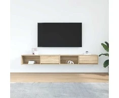 TV staliukas Televizoriaus spintelės, 2vnt., 100x31x25,5 cm, mediena