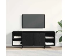 TV staliukas Televizoriaus spintelė 130 x 35 x 50 cm Juodojo ąžuolo