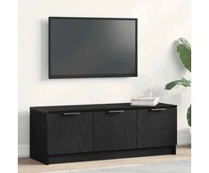 TV staliukas Televizoriaus spintelė Juodas ąžuolas 102 x 35 x 36,5 cm
