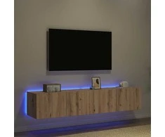 TV staliukas TV sieninė spintelė 2 pcs Amatininkų ąžuolas 80 x 35 x 31 cm