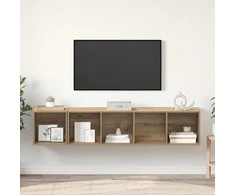 TV staliukas TV spintelės komplektas 2 pcs Amatininkų ąžuolas
