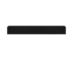 TV staliukas TV spintelių komplektas 3 pcs Juodas ąžuolas 80 x 30 x 30 cm