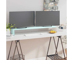 TV stovas/monitoriaus pakyla, žalias, 110x30x13cm, stiklas