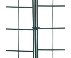 Tvenkinio tvoros rinkinys 5 pcs Žalia 100 x 50 cm Plienas