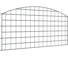 Tvenkinio tvoros rinkinys 5 pcs Žalia 100 x 50 cm Plienas