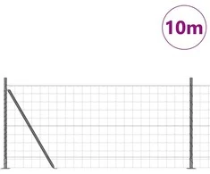 Tvora su stulpais Pilka 0,8 x 10 m Plienas