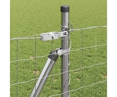 Tvora su stulpais Sidabro 1 x 25 m Plienas