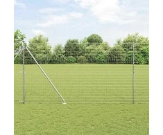Tvora su stulpais Sidabro 1,6 x 10 m Plienas