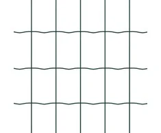 Tvora su stulpais Žalia 0,6 x 10 m Plienas ir PVC