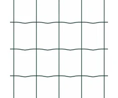 Tvora su stulpais Žalia 0,6 x 50 m Plienas ir PVC
