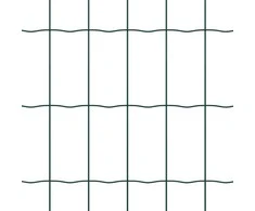 Tvora su stulpais Žalia 0,8 x 10 m Plienas ir PVC