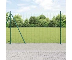 Tvora su stulpais Žalia 1,2 x 25 m Plienas ir PVC