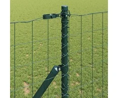 Tvora su stulpais Žalia 1,2 x 25 m Plienas ir PVC