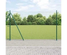 Tvora su stulpais Žalia 1,2 x 25 m Plienas ir PVC
