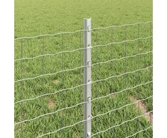 Tvorelės stulpas 11 pcs Sidabro 40 cm Plienas