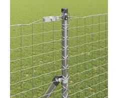 Tvorelės stulpas 12 pcs Sidabro