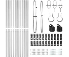 Tvorelės stulpas 13 pcs Sidabro Plienas