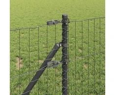 Tvorelės stulpas 2 pcs Pilka 100 cm