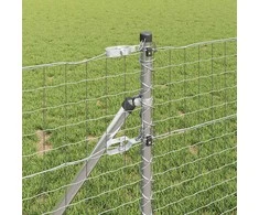 Tvorelės stulpas 2 pcs Sidabro 120 cm