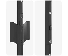 Tvorelės stulpas 44 pcs Pilka 160 cm Plienas