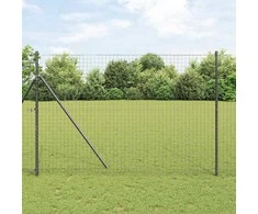 Tvorelės stulpas 52 pcs Pilka 3,2 x 3,2 x 200 cm