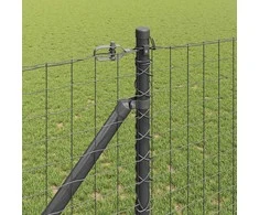 Žemės smaigalis tvoros stulpas 7 vnt. Pilka