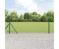 Tvorelės stulpas 7 pcs Žalia Plienas