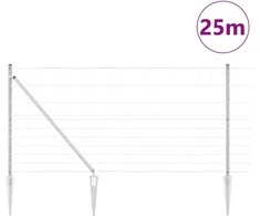 Tvorelės stulpas Cinkuotas 25 x 1,2 m Plienas