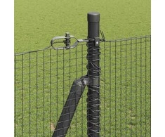 Suvirinta vielos tvora su betono baze 10 x 1,6 m Pilka