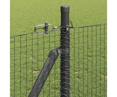 Suvirinta vielos tvora su betono baze 25 x 0,8 m Pilka