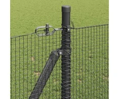 Suvirinta vielos tvora su betono baze 25 x 1,4 m Pilka