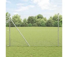 Tvorelės stulpas Sidabro 10 x 1,5 m (40 x 40 mm tinklelis)