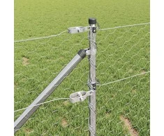 Hexagonal Fence with Post 25 x 0,6 m Galvanizuotas plienas
