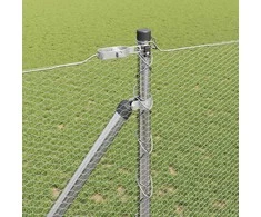 Hexagonal Fence with Post 25 x 1,2 m Galvanizuotas plienas