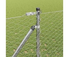 Hexagonal Fence with Post 25 x 1,2 m Galvanizuotas plienas
