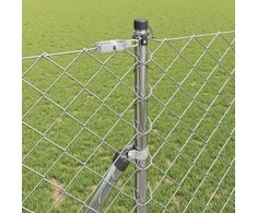 Tvorelės stulpas Sidabro 25 x 1,2 m (60 x 60 mm tinklas)