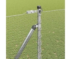Hexagonal Fence with Post 25 x 1,6 m Galvanizuotas plienas