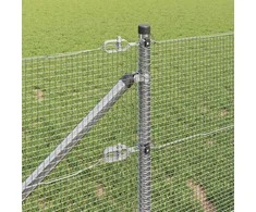 Suvirintas vielinis tvoras su smailiais galais 50 x 0,8 m