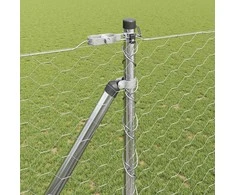 Hexagonal Fence with Post 50 x 1,6 m Galvanizuotas plienas