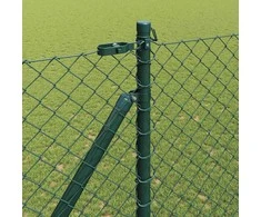 Tvorelės stulpas Žalia 10 x 1,5 m (40 x 40 mm tinklelis)