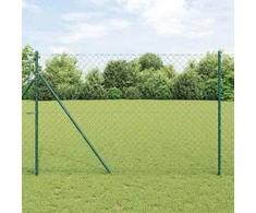 Tvorelės stulpas Žalia 1,5 x 25 m (60 x 60 mm akies) Plienas