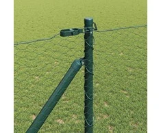 Hexagonal Fence with Post 25 x 1 m PVC dengtas plienas