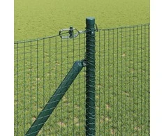 Suvirintas vielinis tvoras su smailiais galais 50 x 1,2 m Žalia