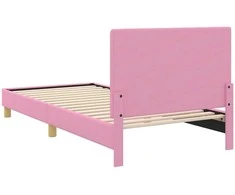 Lova Vaikiška lovos konstrukcija su galvūgaliu Rožinė 80 x 200 cm